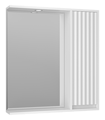 Зеркало-шкаф Brevita Balaton BAL-04075-01-П 70х80 подвесной цвет белый