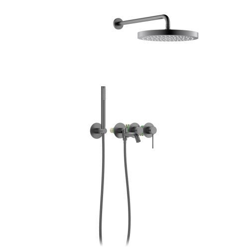 Душевая система Timo Saona SX-2348/18SM встраиваемая в стену цвет серый