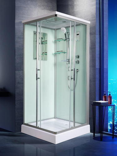 Душевая кабина WeltWasser WW500 10000003269 100х100 квадратная с крышей ориентация универсальная
