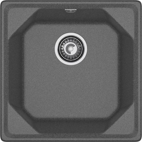 Кухонная мойка Granfest Unique U-500 графит 50х50 цвет серый поверхность матовая