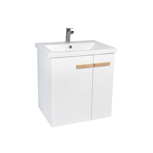 Тумба под раковину Viant Мюнхен VMUN60COBEL-T2STP 60х40 подвесная цвет белый