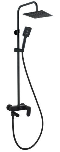 Душевая стойка AQG 21NITC25SUB05 настенная цвет черный