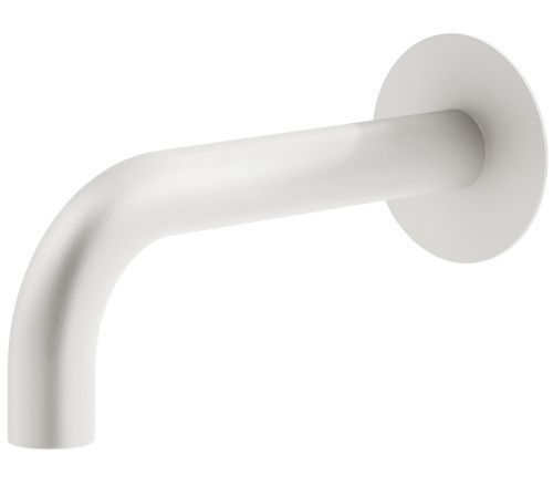 Излив Plumberia Selection Ixo SPT0058BO настенный белый