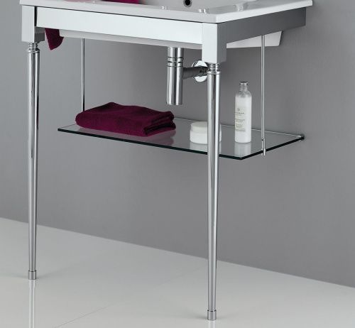 Консоль под раковину Stil Haus Prisma 888(08) 70х50 напольная цвет хром