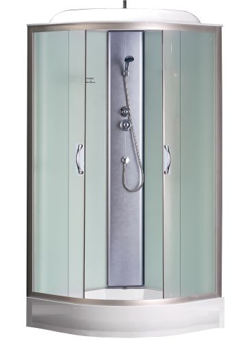 Душевая кабина Loranto CS-6681F 80*80*215 80х80 четверть круга с крышей ориентация универсальная