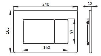 Клавиша смыва Boheme 650-G цвет золото - фото 2