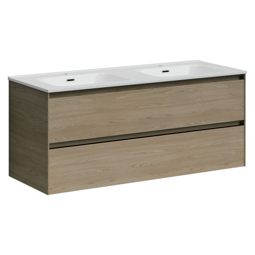 Тумба под раковину Sancos Cento CN120-2KE 120х50 подвесная цвет коричневый