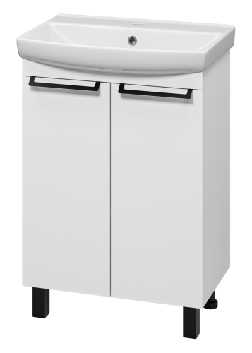 Тумба под раковину Misty Клермонт Э-Кле01060-012 60х30 напольная цвет белый