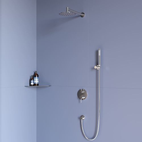 Душевая система RGW Shower Panels 21140851-01 встраиваемая в стену цвет хром