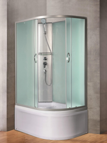 Душевая кабина River NARA 10000011840 100х80 асимметричная без крыши ориентация левая