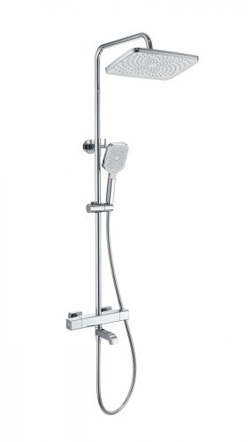 Душевая стойка Wonzon & Woghand Stay WW-B3016-T1-CR настенная цвет хром с термостатом