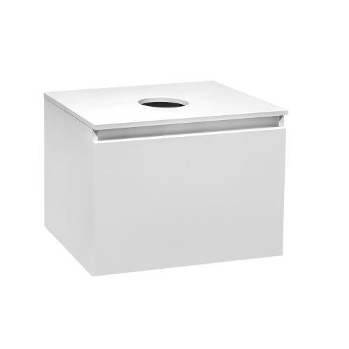 Тумба под раковину Runo БАРИ 00-00001473 60х50 подвесная цвет белый