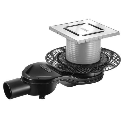 Душевой трап Berges PLATZ Norma 090159 10х10 хром