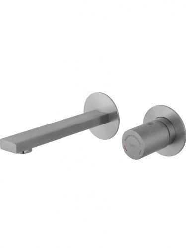 Смеситель для раковины Wonzon & Woghand WW-105-BS встраиваемый в стену никель