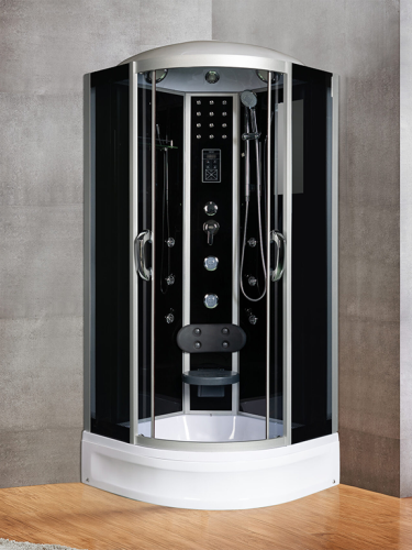 Душевая кабина River TEMZA 10000001290 90х90 четверть круга с крышей ориентация универсальная