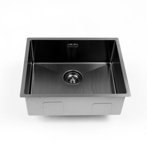 Кухонная мойка Grandex Aqua 5041743 55х45 цвет серый поверхность матовая