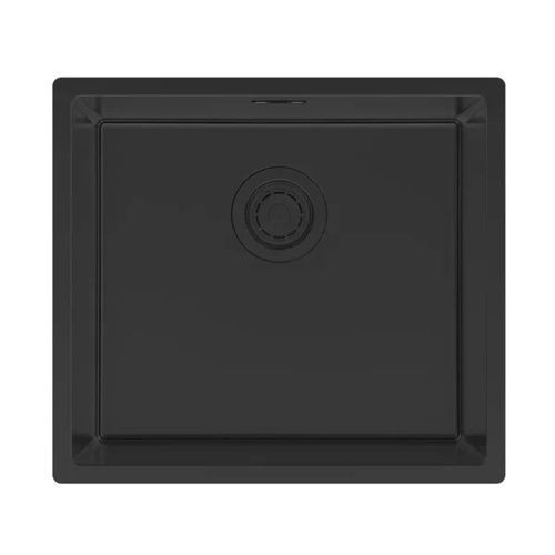 Кухонная мойка Paulmark LASSAN 49 UNI LA49-MBN 40х45 цвет черный поверхность матовая