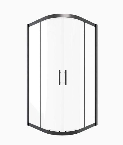 Душевой уголок Timo T46 90х90 стекло прозрачное профиль черный без поддона