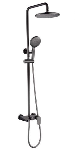 Душевая стойка Boheme Spectre 458-GM настенная цвет нержавеющая сталь