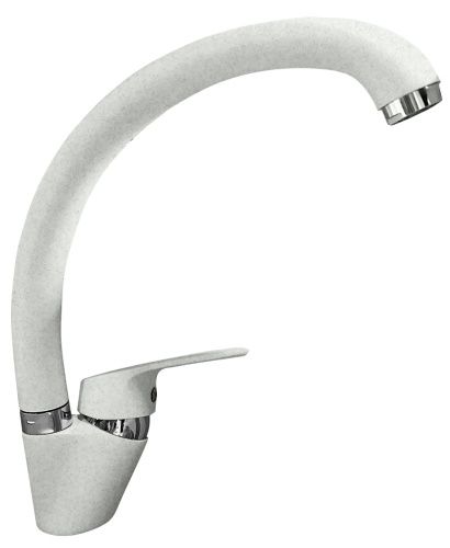 Смеситель для кухни Granfest Z3323 белый на мойку белый