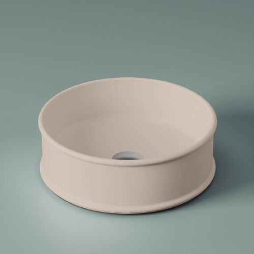 Раковина керамическая Artceram Atelier ATL001 41 00 40х40 накладная цвет коричневый без отверстий под смеситель