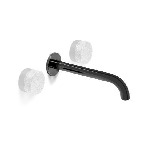 Смеситель для раковины Stella MACARONS MC01000PV18 встраиваемый в стену черный