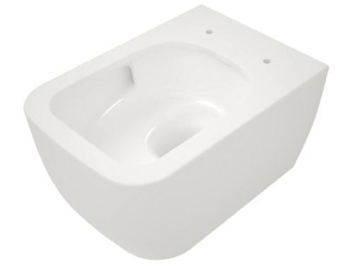 Чаша унитаза подвесная Scarabeo Teorema 2.0 5126/TW B41 цвет белый без сиденья безободковая смыв торнадо