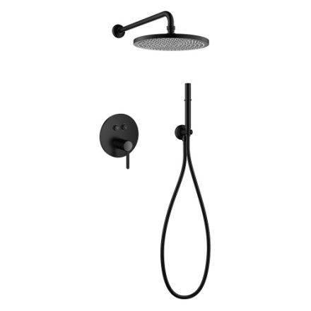 Душевая система Cezares ECO ECO-DSET-NOP встраиваемая в стену цвет черный
