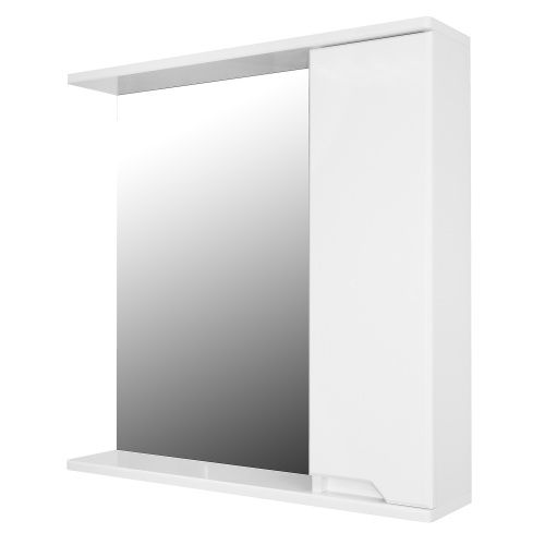 Зеркало-шкаф Loranto Палермо CS00090465 70х70 подвесной цвет белый