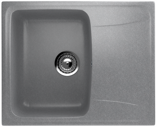 Кухонная мойка Ulgran Classic U-201-342 60х45 цвет серый