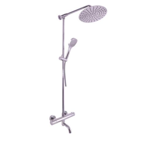 Душевая стойка RavSlezak Termo TRM88.5/5 настенная цвет хром с термостатом