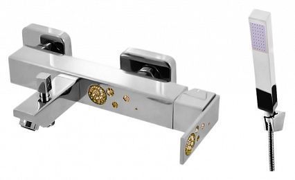 Смеситель для ванны и душа RavSlezak ROYAL ROYAL1054.5/1 настенный хром