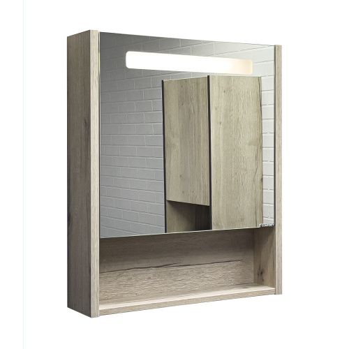 Зеркало-шкаф Comforty Марио 00-00015518CF 60х70 подвесной цвет бежевый