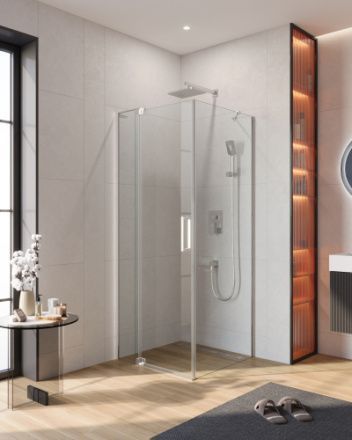 Душевой уголок Cezares SLIDER SLIDER-AH-1-80-70/80-C-Cr 80х70 стекло прозрачное профиль хром без поддона