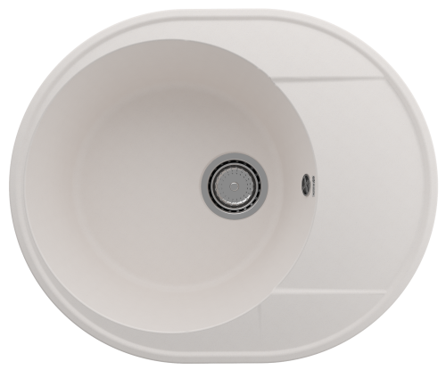 Кухонная мойка Ulgran Quartz Nora 585-01 60х50 цвет белый поверхность матовая