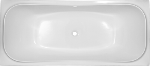 Ванна акриловая C-Bath CBQ013001 180х80 пристенная прямоугольная