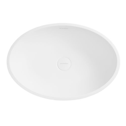 Раковина из искусственного камня MonteBianco Conca 480 12093 50х30 накладная цвет белый без отверстий под смеситель