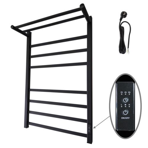 Полотенцесушитель электрический Маргроид Вид 81-10 профильный 8110-8050-1083-9005R 55х80 черный