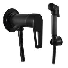 Гигиенический душ со смесителем RavSlezak COLORADO CO247/1CMAT черный