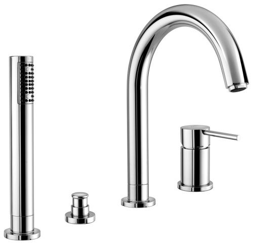 Смеситель Emmevi Piper 45120/ORS на борт ванны золото