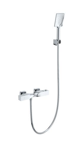 Смеситель для душа Wonzon & Woghand WW-B2025-A-CR настенный хром с термостатом