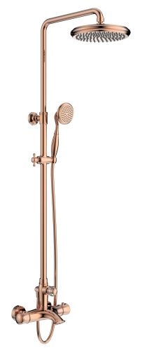 Душевая стойка AltroBagno Beatrice AltroBagnoBeatrice030423ROr настенная цвет розовое золото