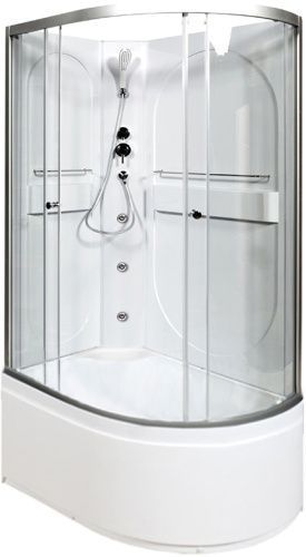 Душевая кабина AvaCan L620LNGM 120х80 асимметричная без крыши ориентация левая