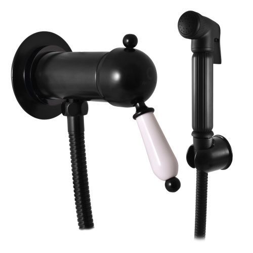 Гигиенический душ со смесителем RavSlezak LABE L547/1CMAT черный