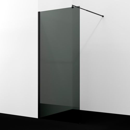 Душевая перегородка Wasserkraft Rur 30W 30W40MB-TG 120х200 стекло тонированное профиль черный