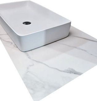 Столешница Armadi Art NeoArt 877-100 100х50 накладная цвет белый