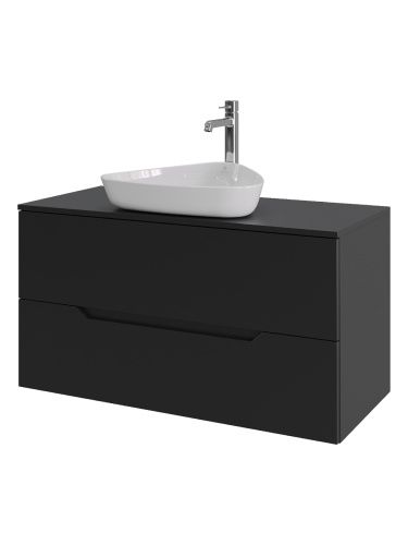 Тумба с раковиной Orange Line Li-100TubMDF+B07-500W 100х50