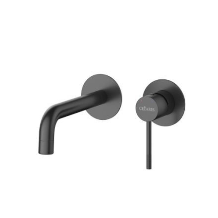 Смеситель для раковины Cezares RELAX RELAX-BLI2-1-NOP-W0 встраиваемый в стену черный