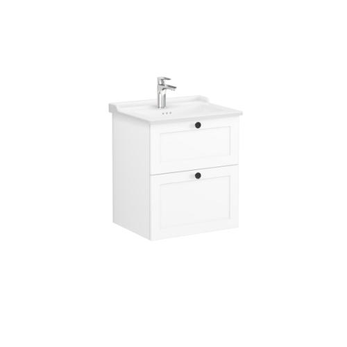 Тумба с раковиной Vitra Root Classic 68848 60х50 подвесная цвет белый