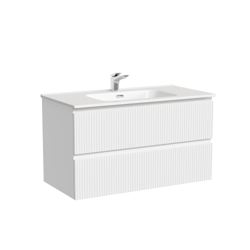 Тумба под раковину Sancos SNOB T SNT90W 90х40 подвесная цвет белый